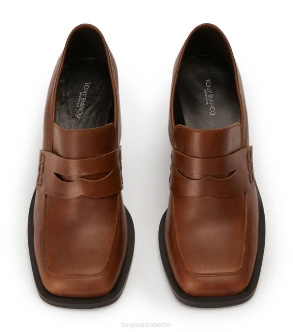 Slipper mit Absatz| de Tony Bianco Frauen Lomax Freizeitschuhe Cognac 4624361